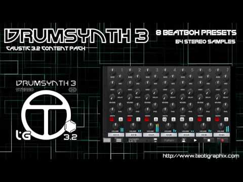 Caustic 3.2 DrumSynth Pack 3 Video
