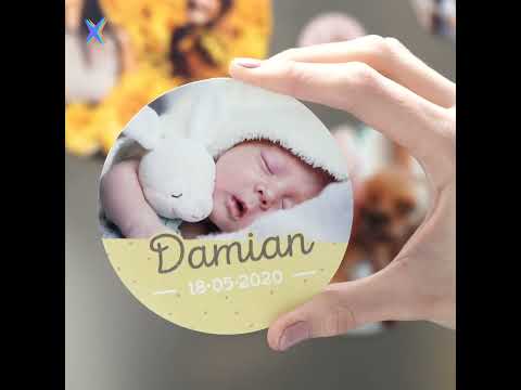 Anpassad 5,2ø rund flexibel magnet Anpassad 5,2ø rund flexibel magnet