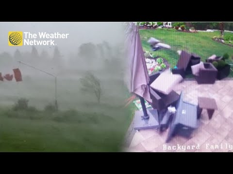Unbelievable video of intense storms in Ontario & Quebec on Victoria Day weekend