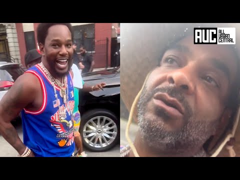 Jim Jones Looks Upset After Camron Pulls Up To His Hood In A New Lambo