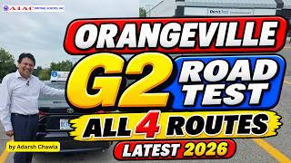 Orangeville G2 Road Test 2026 | ALL 4 ROUTES in One Video