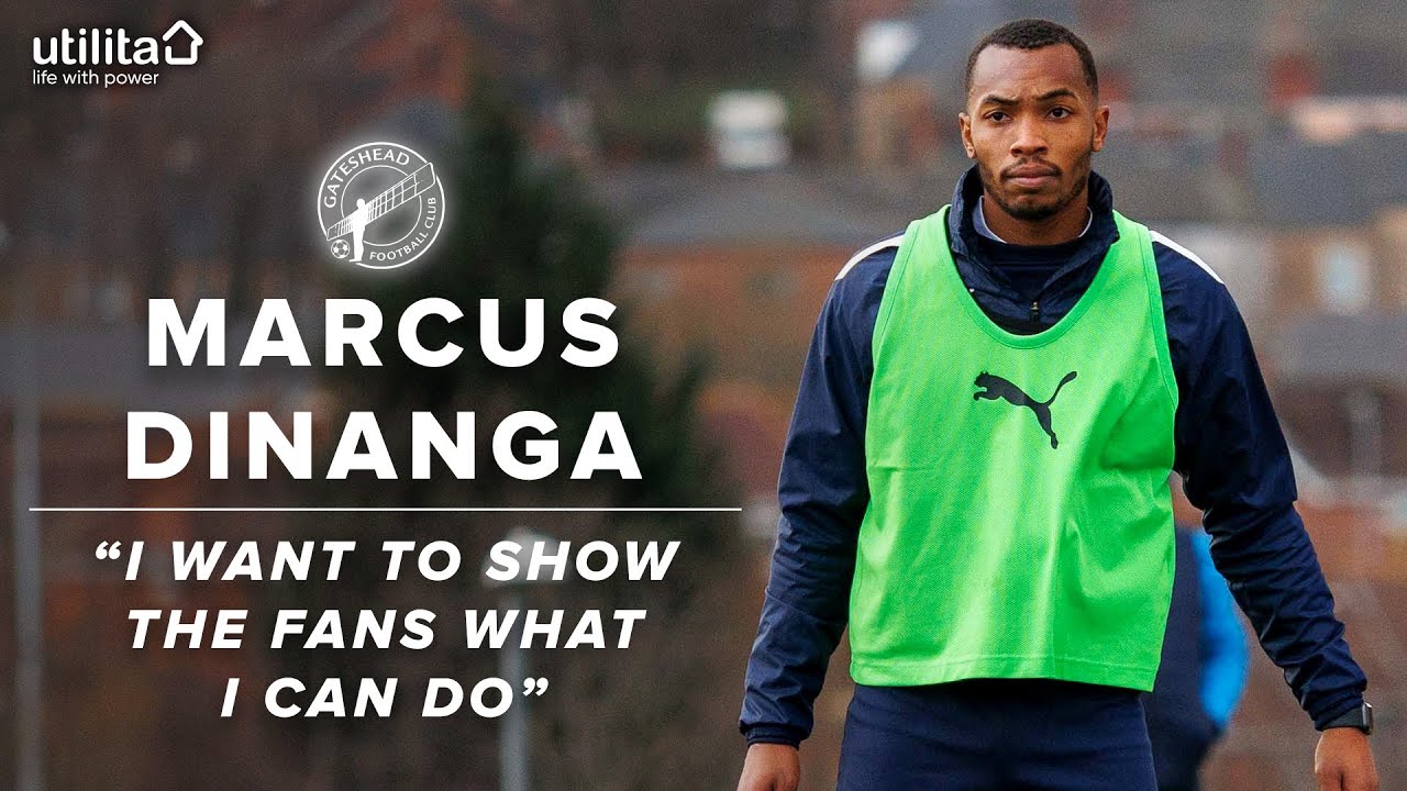 🗣️ “I want to show the fans what I can do | Marcus Dinanga on joining Gateshead | INTERVIEW