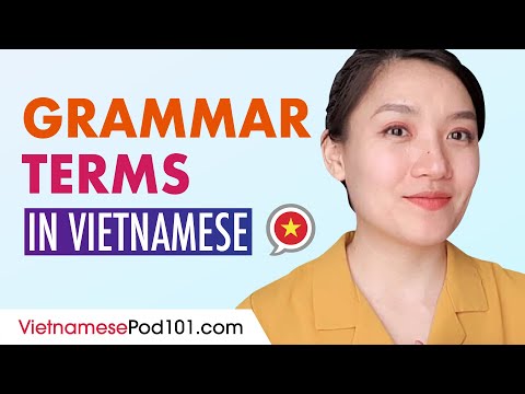 Grammar related Terms in Vietnamese