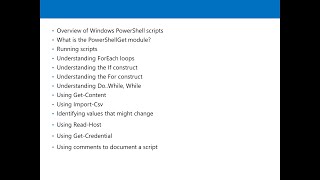 Windows PowerShell Part 5 (Beginners to Professionals) Script Wrirting, If.Else, ForEach, Import-CSV