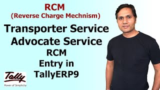 RCM in Tally ERP 9 | RCM ki Entry in TallyERP 9
