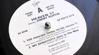 Foolish Thing To Do - Heaven 17 Featuring Jimmy Ruffin