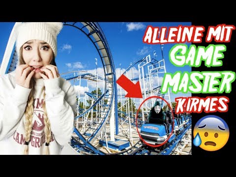 ALLEINE in ACHTERBAHN und RIESENRAD GESCHICKT vom GAME MASTER (1 TAG Challenge)