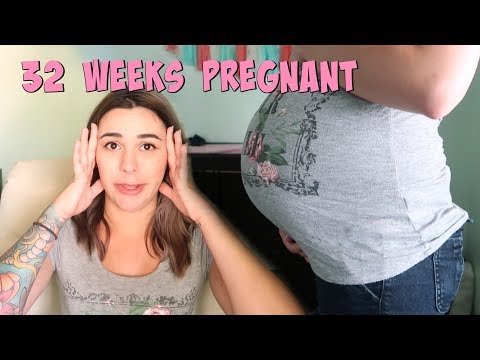 32 WEEKS PREGNANT! | Thoughts on not knowing baby's gender Video