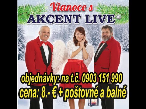 Vianoce s Akcent Live - Nové CD 2019