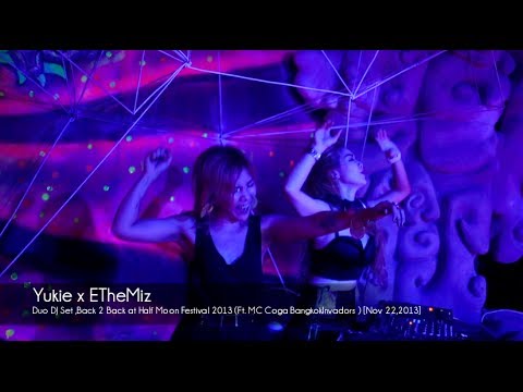 Yukie x ETheMiz duo DJ set at Half Moon Festival 2013