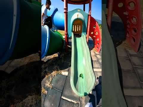 playground climbing parkour POV