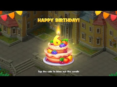 gardenscapes completed 6 years ||  6th birthday || got jackpot in spin || level 70-80 gameplay||