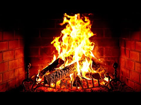🔥 Fireplace 4K (12 HOURS). Cozy Fireplace with Burning Logs and Crackling Fire Sounds