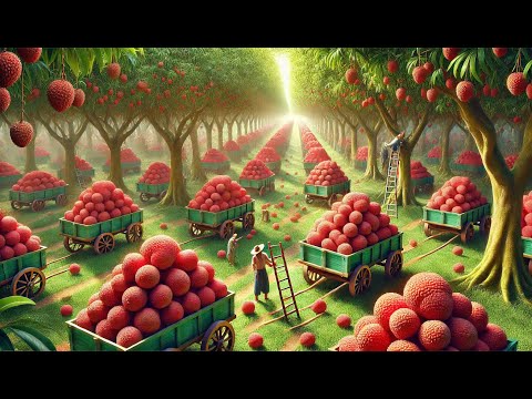 How to Harvest Thousands of Tons of Lychee: Advanced Processing Technology