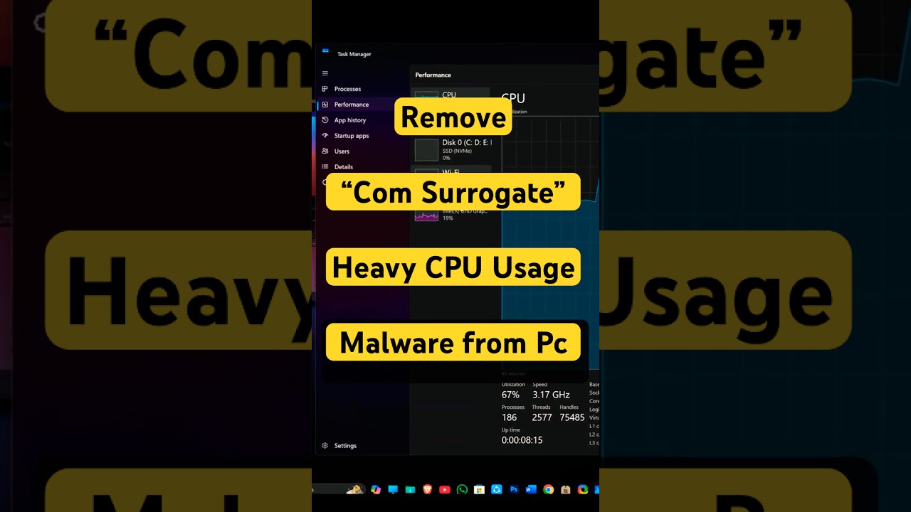 How to remove Com Surrogate Heavy CPU Usage Malware and reduce cpu usage.🖥️👾✅