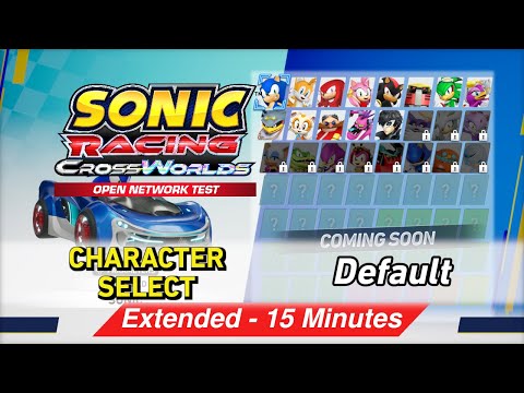 Character Select Extended - Sonic Racing CrossWorlds OST