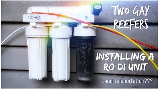 Installing a RO/DI Unit for a Marine Tank