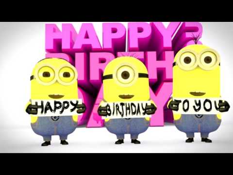 Minions Happy Birthday Video Gift