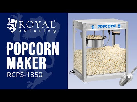 video - Popcorn-kone - ruostumaton teräs