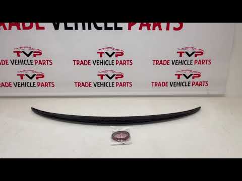 Fits Mercedes C-Class W205 2014-2021 Rear Trunk Boot Lip Spoiler AMG Style Gloss Black video