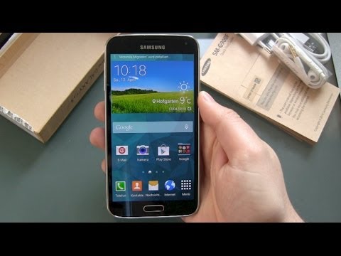 Setting up the Samsung Galaxy S5 and first impressions