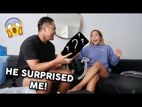 BOYFRIEND GIFT EXCHANGE! CELEBRATING OUR ANNIVERSARY!