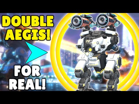 DOUBLE! AEGIS SHIELD BULWARK Walking Fortress Unbeatable | War Robots NEW Update 7.0 WR Gameplay