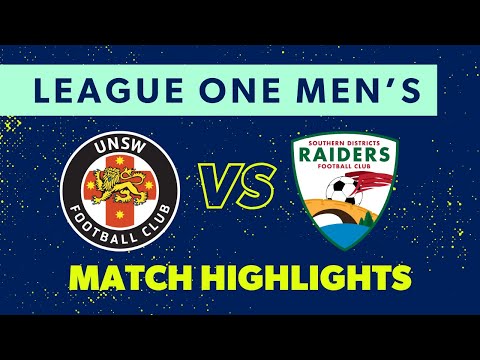 League One Men's Round 21 Highlights – UNSW FC v SD Raiders