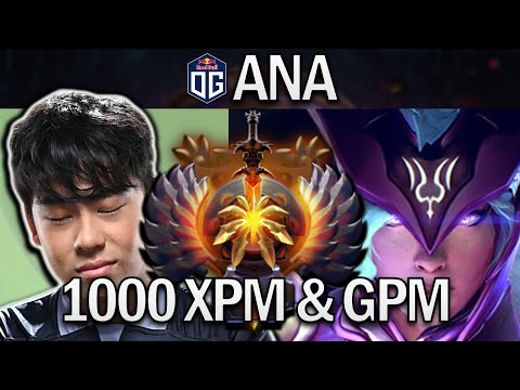 OG.ANA LUNA WITH 1000 GPM & XPM - DOTA 2 7.30 PRO GAMEPLAY