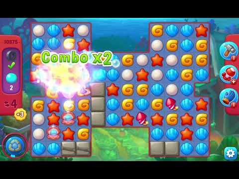 Fishdom Hard Level 10875 (with Double Lightning Boosters) @choraelmin