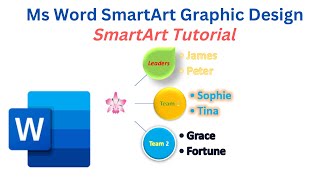 Ms Word SmartArt Graphic _ SmartArt Design Tutorial