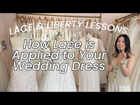 How We Apply Lace to Your Wedding Dress | All-Over Lace vs. Appliqué Techniques