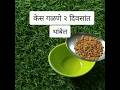 केस गळणे थांबवण्यासाठी घरगुती उपाय 2 द