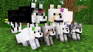 WOLF LIFE MOVIE  Cubic Minecraft Animations  All E