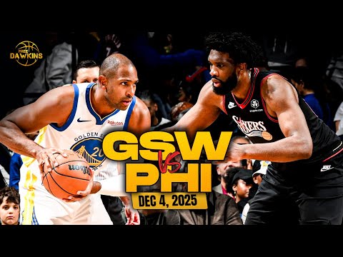 Golden State Warriors vs Philadelphia 76ers Full Game Highlights | Dec 4, 2025 | FreeDawkins