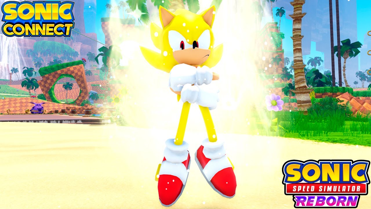 SUPER SONIC DE GRAÇA NO SONIC SPEED SIMULATOR REBORN? CUIDADO COM L@DRÕES! (ROBLOX)