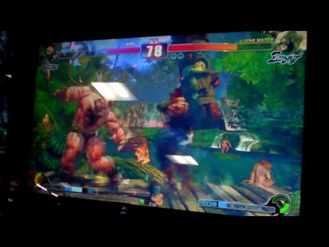 SF4 : Infiltration=Jamip(akuma=gouki) vs Madana(Zangief) 2/7