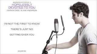 Glee _ Hopelessly Devoted To You Lyrics