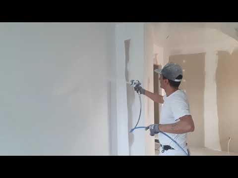 Streichen mit Graco Mark 7 Farbspritzgerät