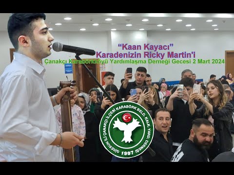 Kaan KAYACI. Dernek gecesi eğlencesin de hayranlarını coşturdu.