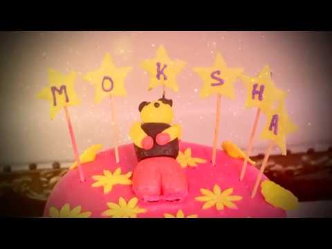 Cute Little Moksha 1st Birth day + Siva Studio