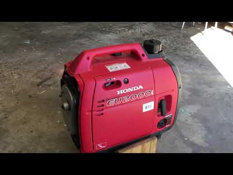 Honda EU 2000i generator starts but dies.