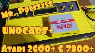 Mr. Poestyle Tries The Unocart+ For the Atari 2600+ And The Atari 7800+  