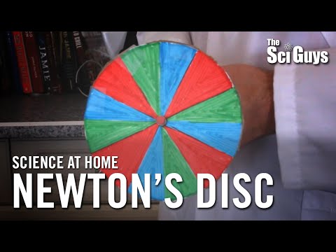 The Sci Guys: Science at Home - Newton's Disc