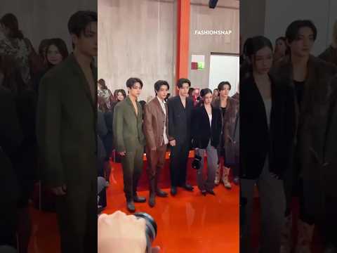 ENHYPEN & KARINA of AESPA at PRADA SHOW!✨ #enhypen #enhypenmembers #aespa #karina