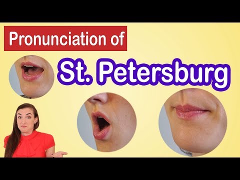 How to pronounce St. Petersburg, American English Pronunciation Lesson