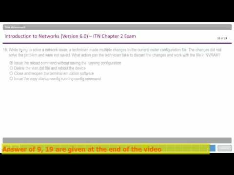 CISCO - CISCO Networking Academy ( CCNA 1 v6.0) - Latest chapter 2