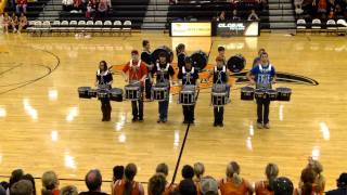 preview picture of video 'Augusta High School Drumline Feb. 3, 2012 Performing B.A.D. and Apache'