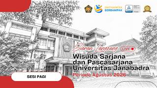 Download lagu [LIVE] Wisuda Sarjana dan Pascasarjana Periode Agustus 2026 Universitas Janabadra - Sesi 1 mp3