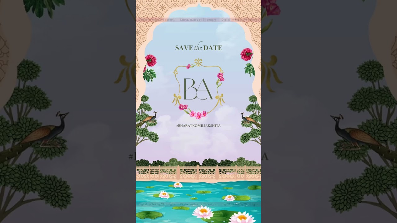 Botanical Garden Save the Date Announce
